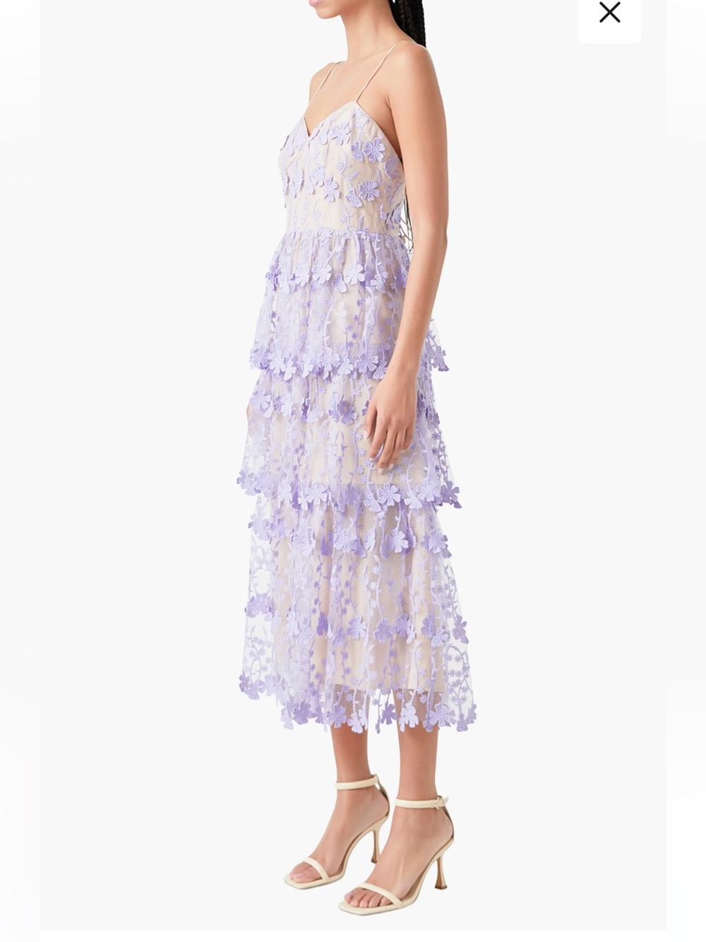 Floral Embroidered Tiered Lace
Midi Dress
Endless Rose - Picture 3 of 6
